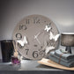 Orologio da parete particolare Butterfly Flowers piccolo