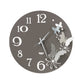 Orologio da parete particolare Butterfly Flowers piccolo