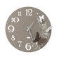 Orologio da parete particolare Butterfly Flowers piccolo