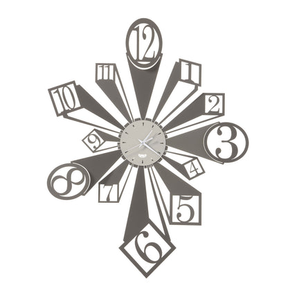 Horloge murale design originale Slang – Boue et ivoire