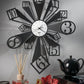 Horloge murale design originale Slang – Boue et ivoire