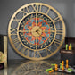 Horloge murale Maiolica – Décor effet majolique