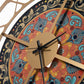 Horloge murale Maiolica – Décor effet majolique