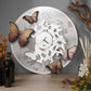 Horloge murale papillons Mariposa – Décoration en relief
