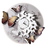 Horloge murale papillons Mariposa – Décoration en relief