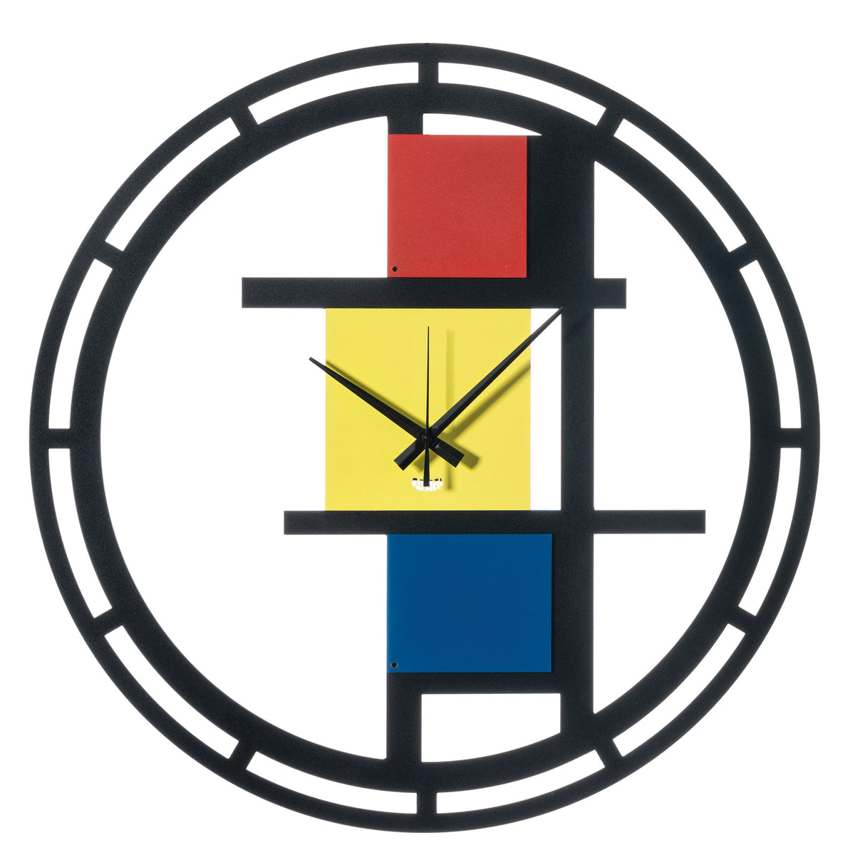 Horloge murale design Mondrian 50