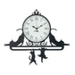 Wall clock detail Cattitude