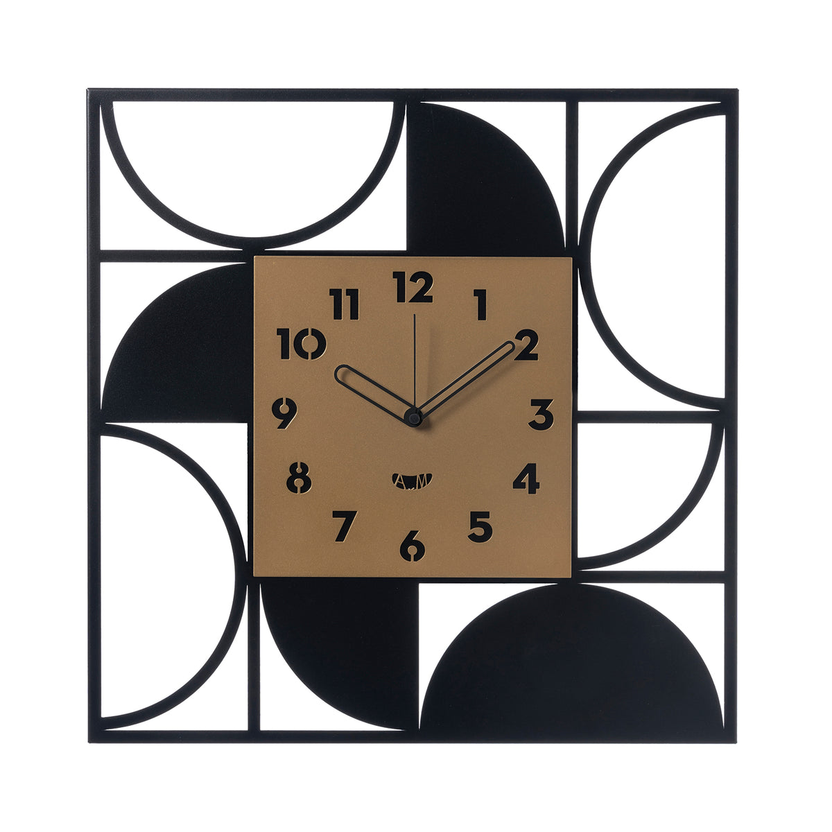 Orologio da parete Glam rosa con design glamour e numeri decorativi