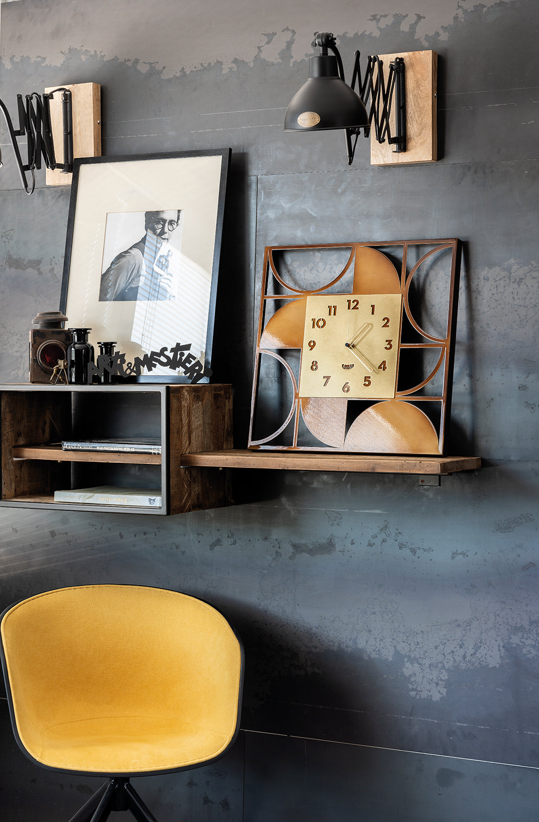 Horloge murale design Glam