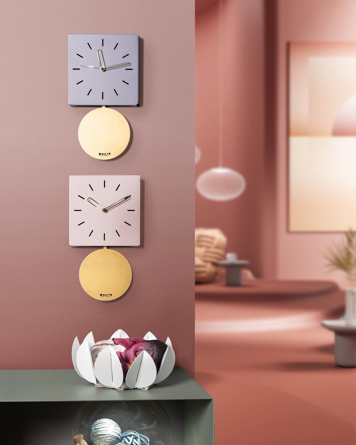 Pendule murale design Grace