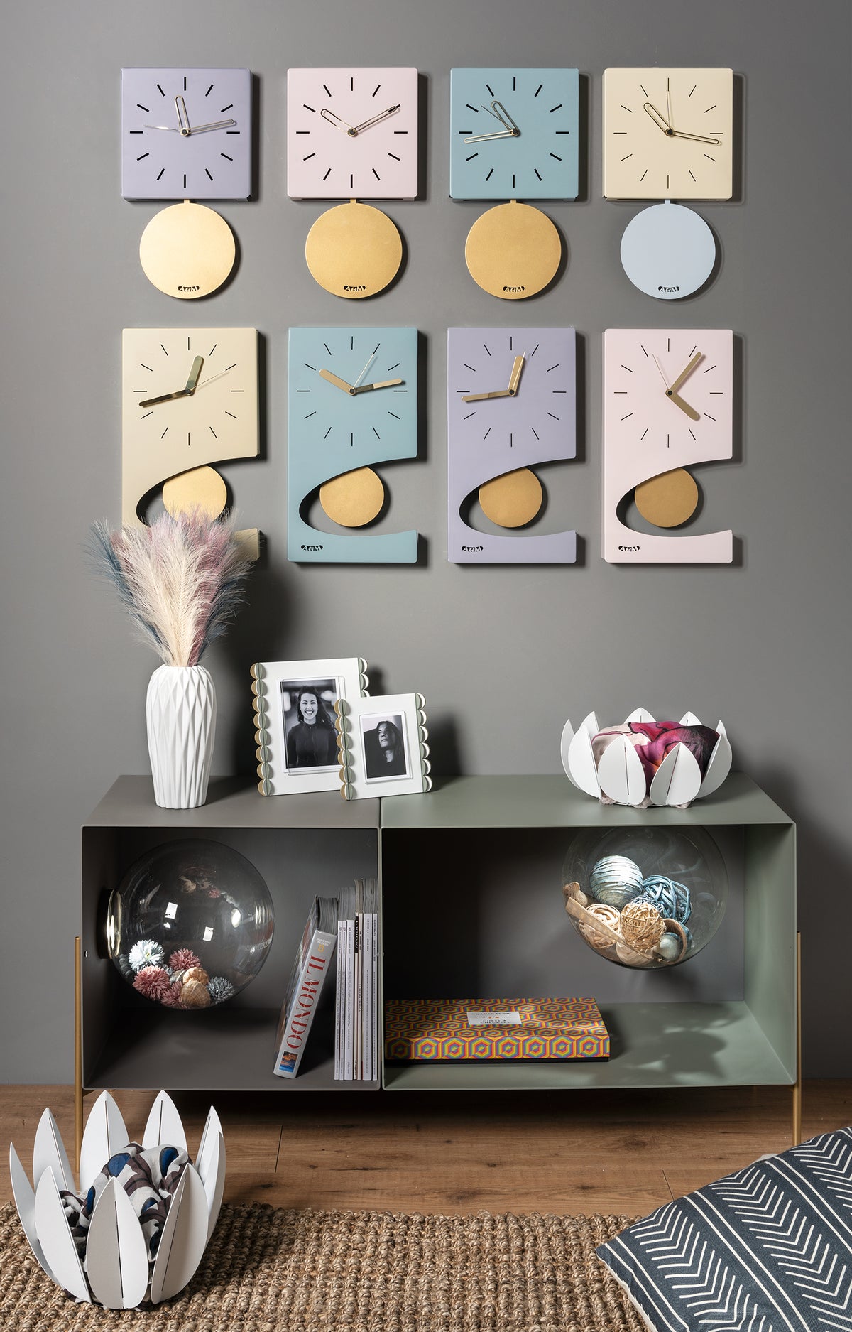 Pendule murale design Grace