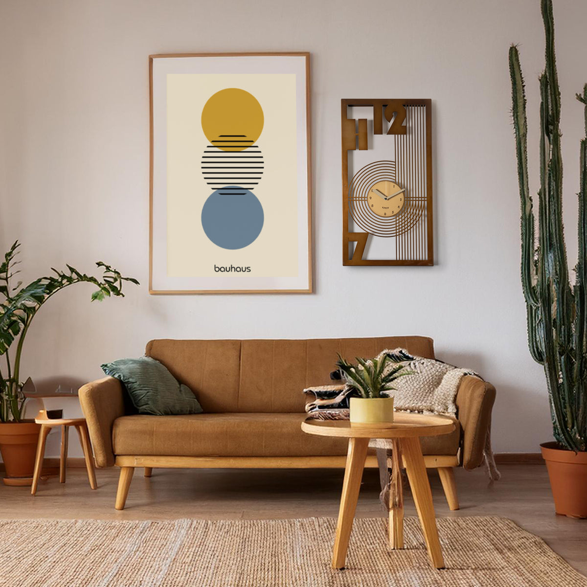 Horloge murale design Gropius