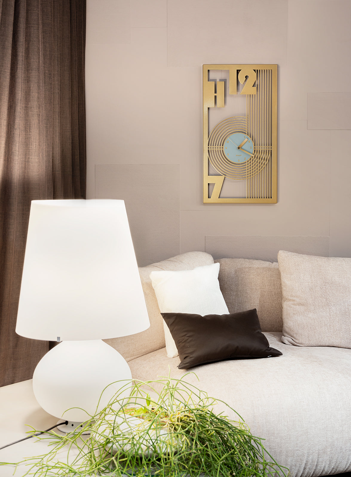 Horloge murale design Gropius