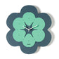 Horloge murale fleur Florindo – Design minimaliste