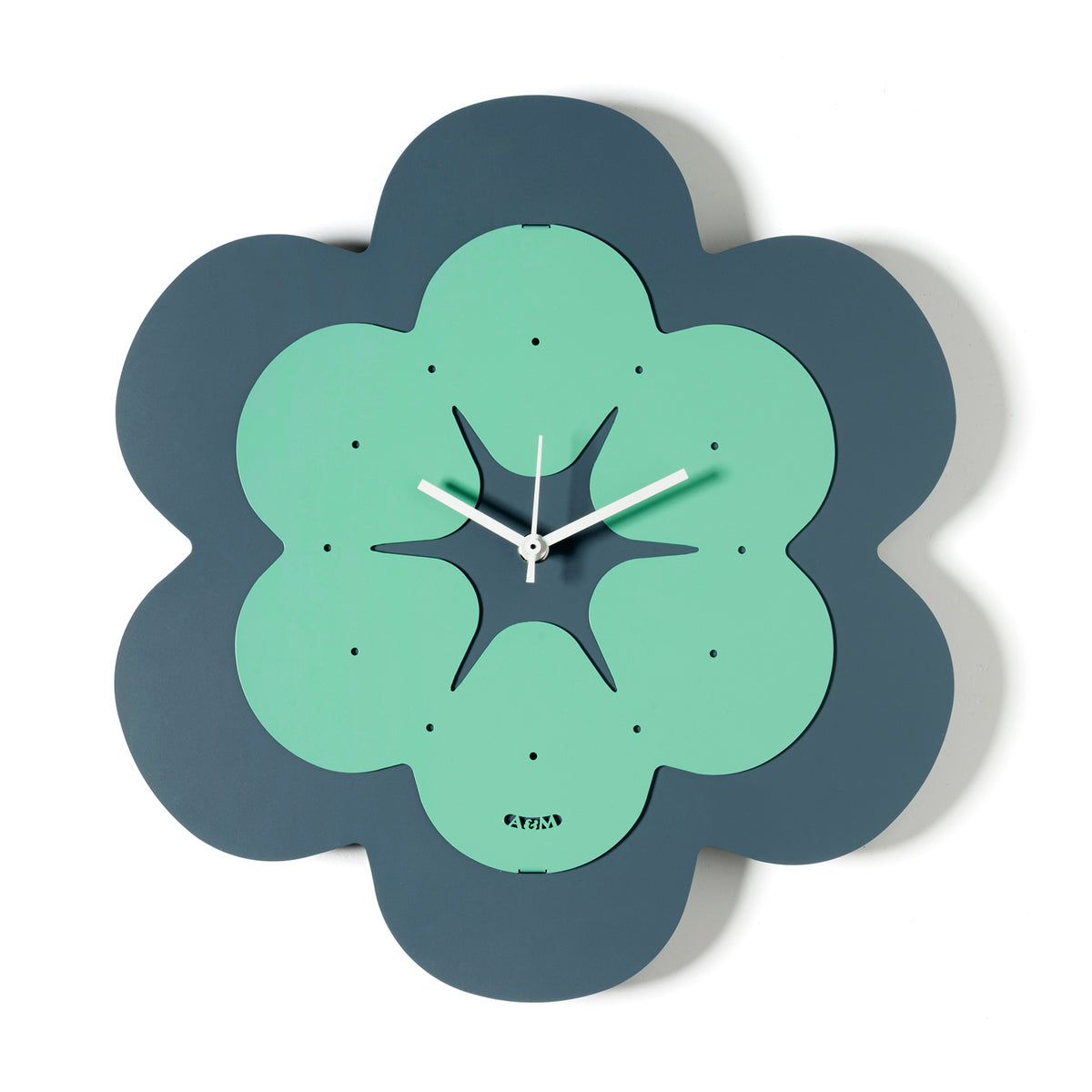 Horloge murale fleur Florindo – Design minimaliste