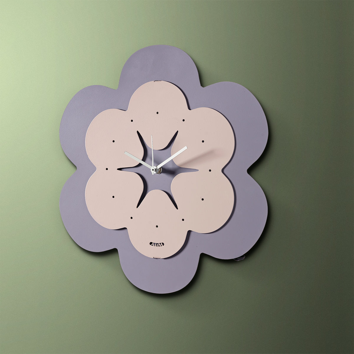 Horloge murale fleur Florindo – Design minimaliste