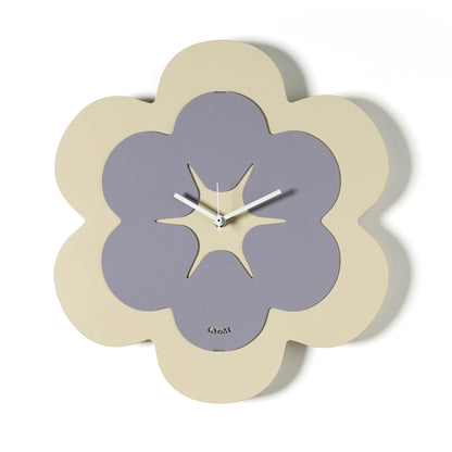 Horloge murale fleur Florindo – Design minimaliste