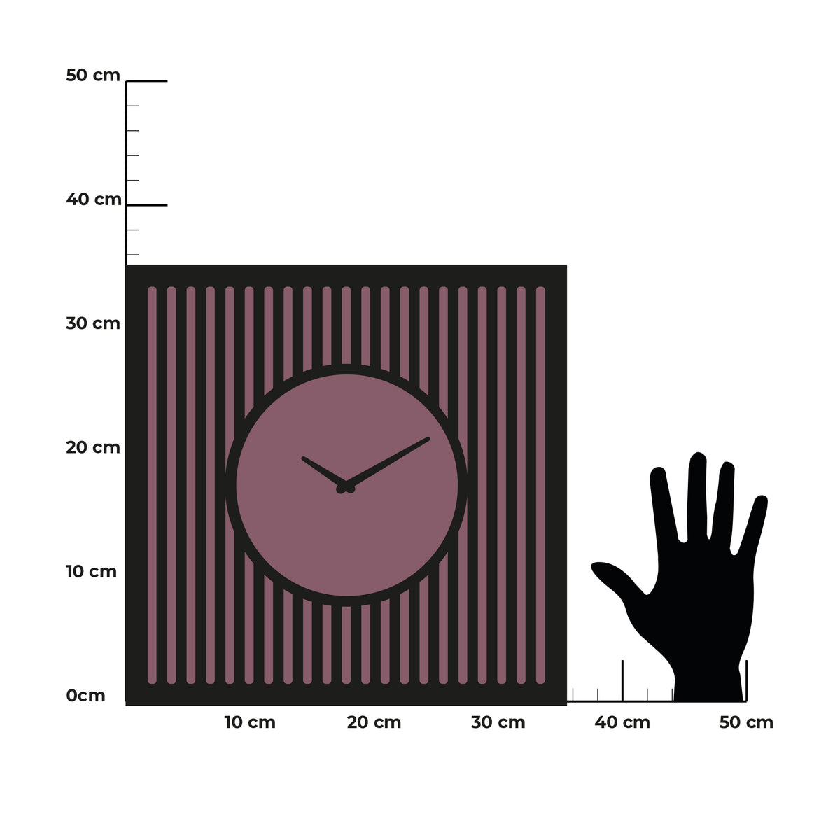 Horloge murale design Tiffany 35 cm