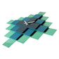 Mosaico geometric design clock