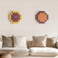 Horloge murale géométrique Tetris – Design minimaliste
