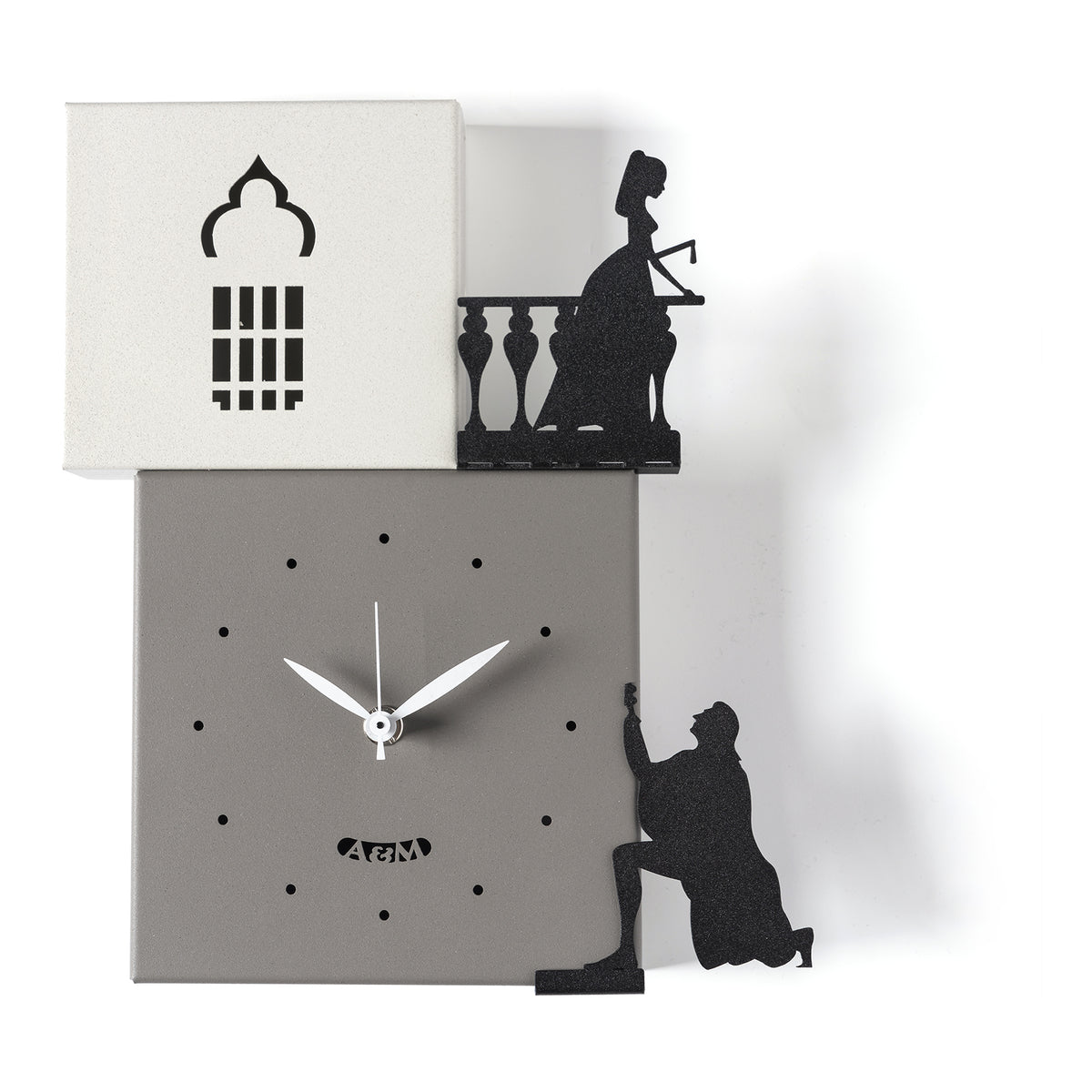 Design wall clock Romeo and Juliet