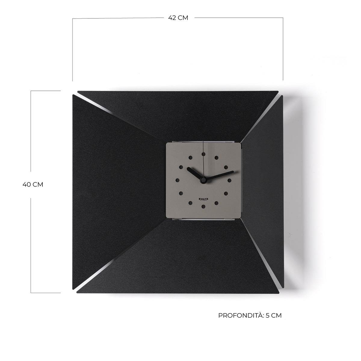 Horloge murale design Illusio – Effet 3D minimaliste
