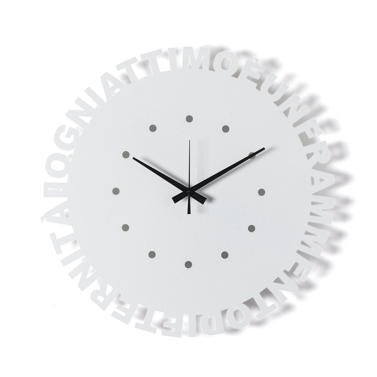 Orologio da parete minimal Wordshow
