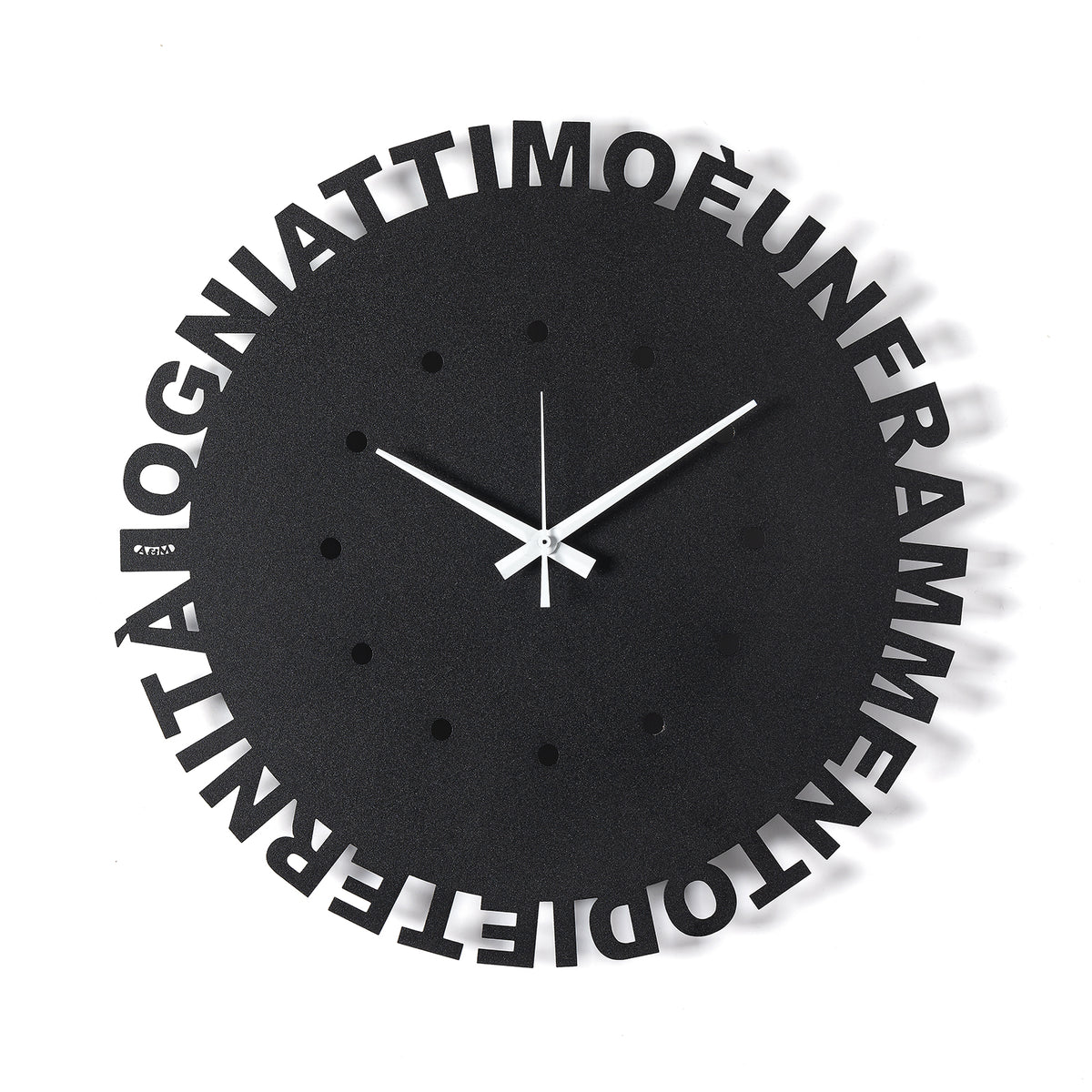 Orologio da parete minimal Wordshow