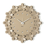 Vista frontale Orologio Ume color beige