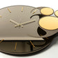 Orologio Apostrofo Arti&Mestieri, dettaglio quadrante vetro e dischi cristallo acrilico