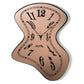 Orologio Dali vetro specchiato bronzo e lampada Kamalea Arti&Mestieri in ingresso moderno