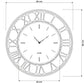 Schema grafica per le dimensioni dell'orologio Axis 90 : 90 x 90 cm