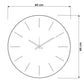 Schema grafico per le dimensioni dell'orologio Giotto 60 : diametro 60 cm