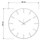 Schema grafico per le dimensioni dell'orologio Symbol 60 : diametro 60
 cm