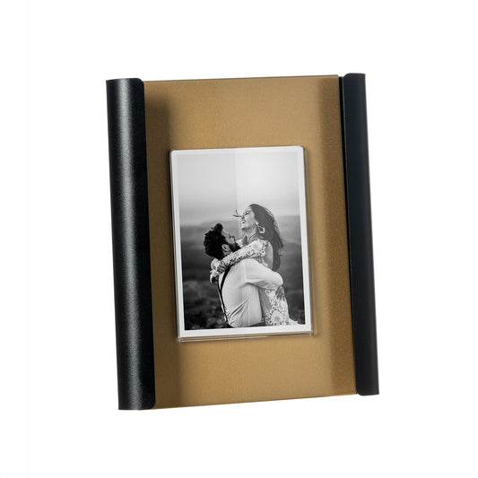 Petit porte-photos Angel – Design bicolore en métal