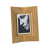 Portafoto di design Vibra grande Oro Laccato