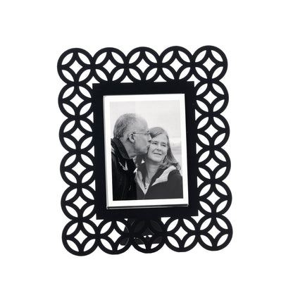 Petit porte-photos Zen – Design géométrique en métal