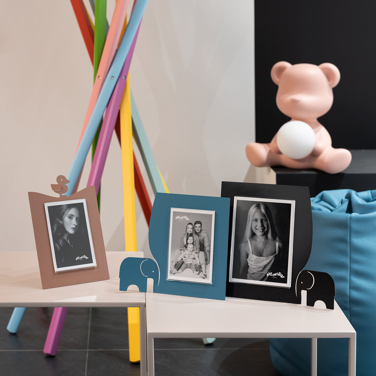 Porte-photos Elefantino Piccolo – Design éléphant en métal
