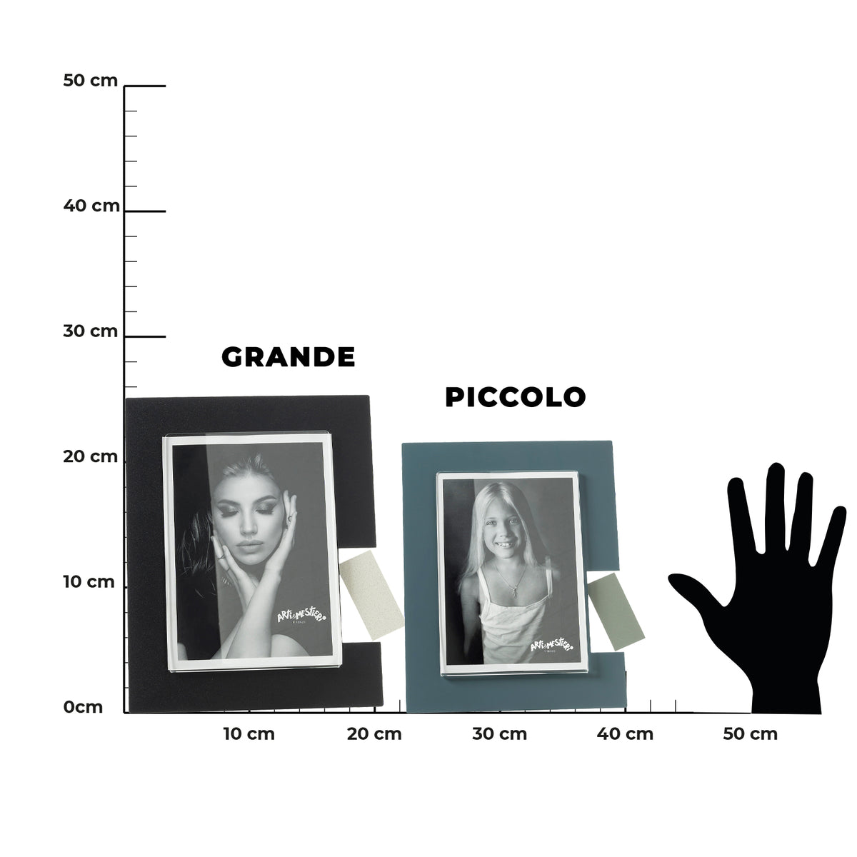 Portafoto di design Bliko grande