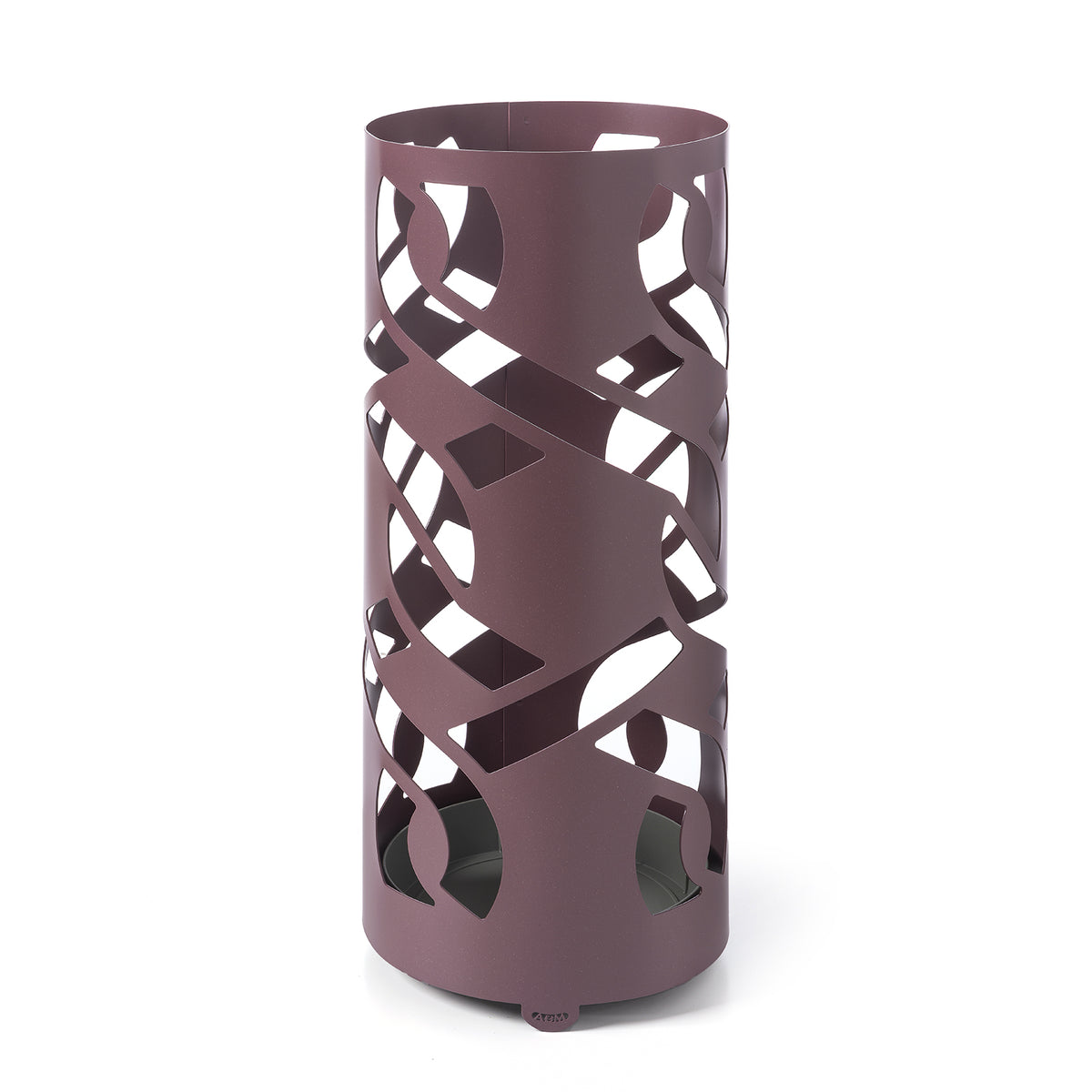 Portaombrelli di design geometrico Looma di colore viola ametista