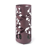 Portaombrelli di design geometrico Looma di colore viola ametista