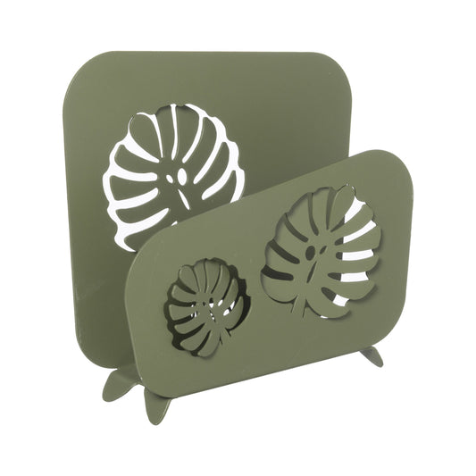 Tall Monstera napkin holder