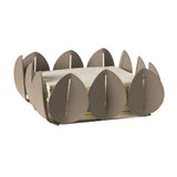 Porta tovaglioli con motivi floreali Ficus di colore beige