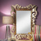 Specchio da parete decorato Vanity