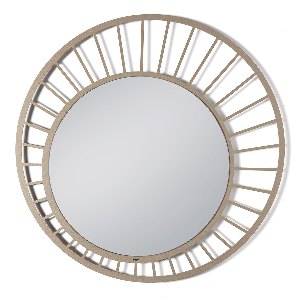 Specchio da parete Ray del colore beige
