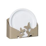 Porte-assiettes Farfalle – Support vertical décoré de papillons