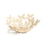 Centro tavola Butterfly piccolo color chantilly con farfalle decorative - vista frontale