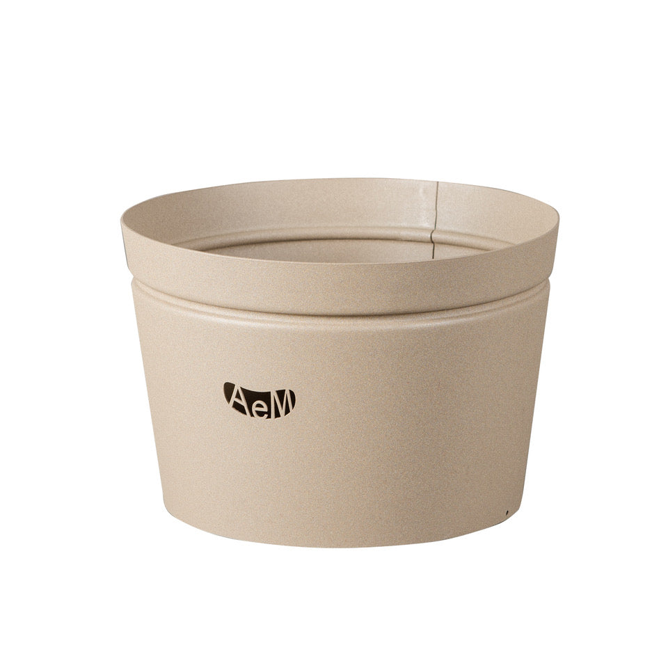 Pot lumineux en métal pour lampe Monstera