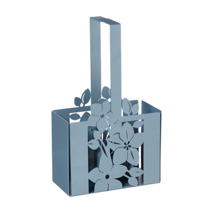 Porte-couverts Fior di Loto – Décor fleurs de lotus en métal