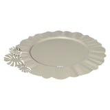 Lot de 2 sous-assiettes Monstera – Décor feuilles tropicales